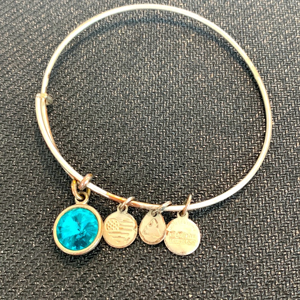 Alex and Ani Blue December Birthstone Bracelet